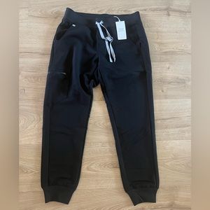 Figs joggers, black, size small PETITE, never worn